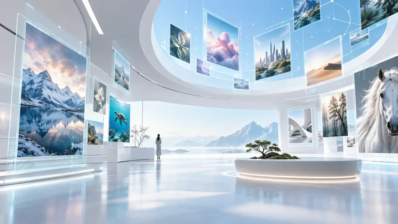 Editorial visual for ai stock images showing a modern stock-image, creative, or licensing workflow
