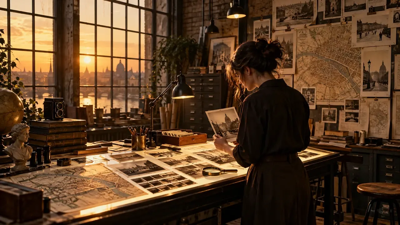 Editorial visual for public domain images free commercial use showing a modern stock-image, creative, or licensing workflow